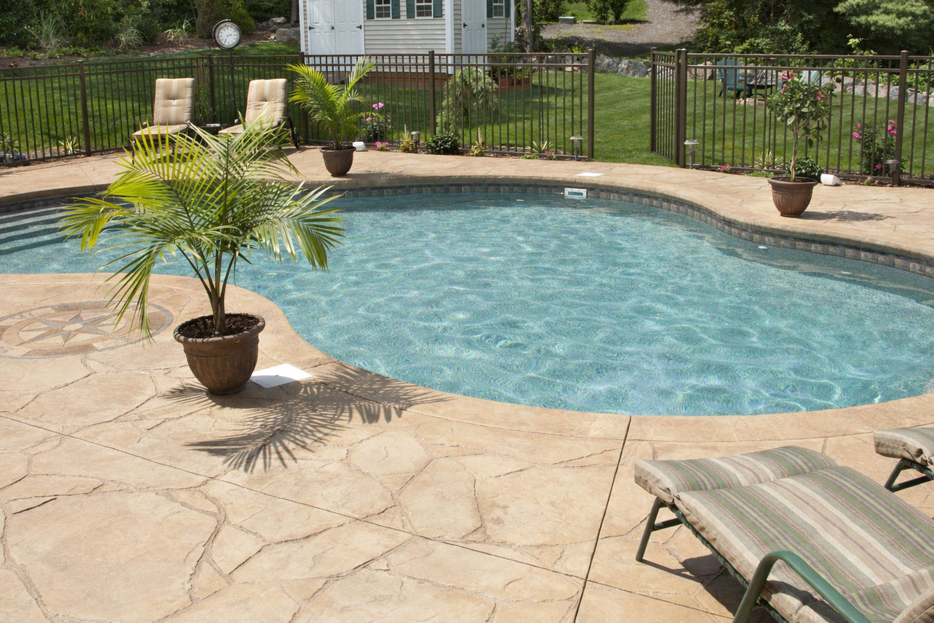 Concrete pool decks in Lafayette, LA