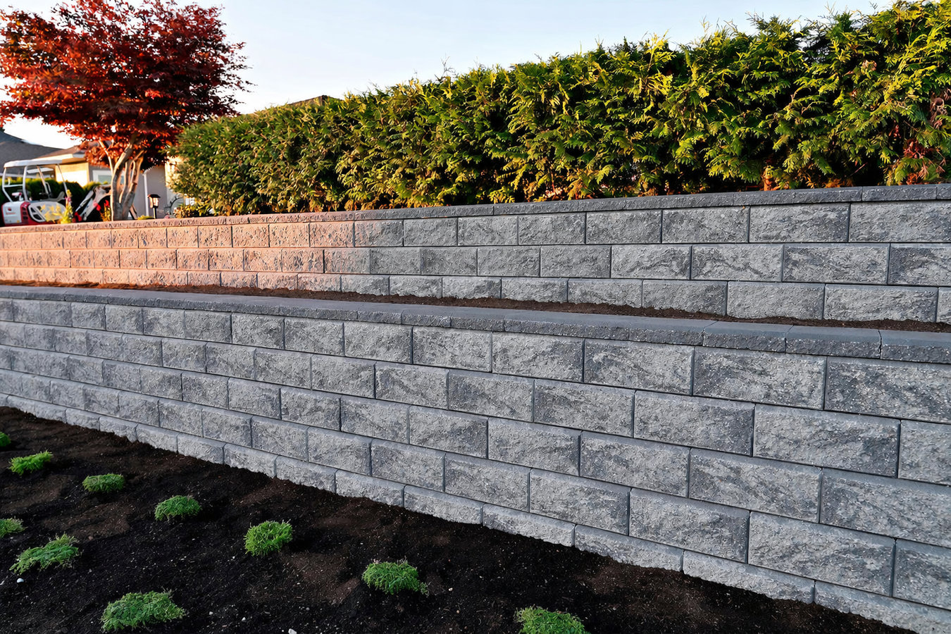 Concrete retaining walls in Lafayette, LA
