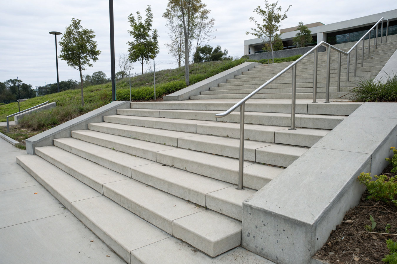 Concrete steps construction in Lafayette, LA